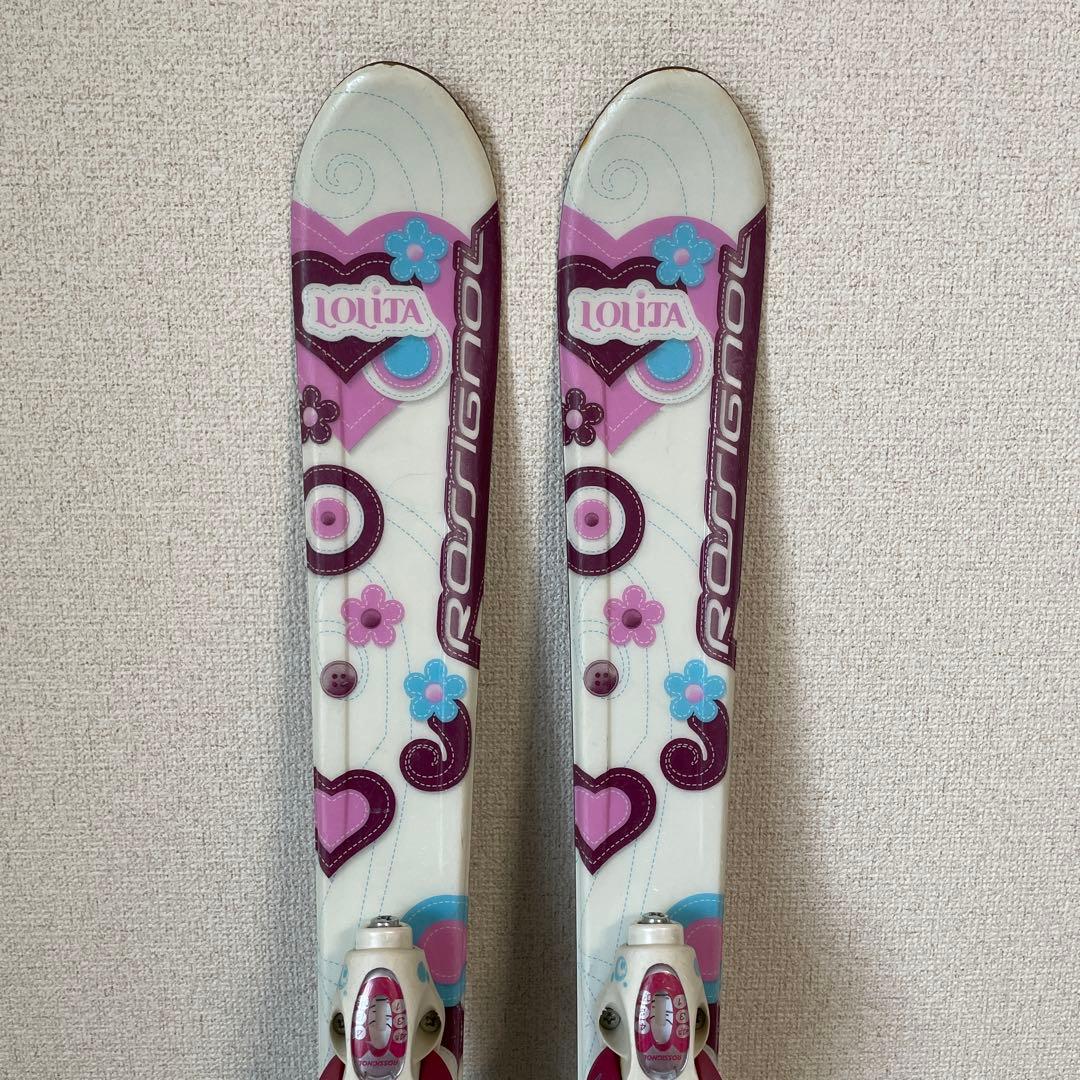 ロシニョール スキー板　HEAD ブーツ　ビンディング　子供　女の子