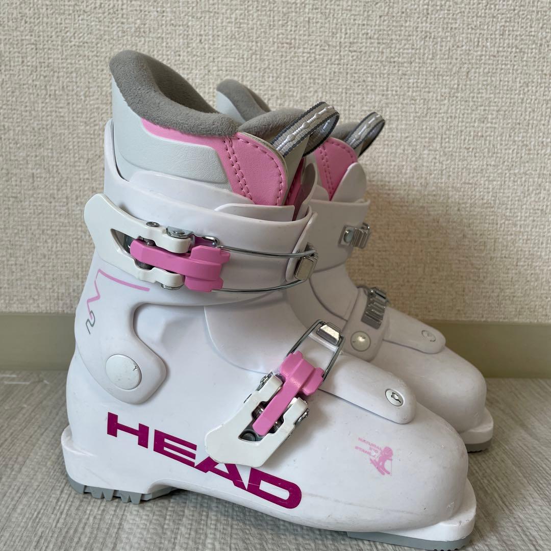 ロシニョール スキー板　HEAD ブーツ　ビンディング　子供　女の子