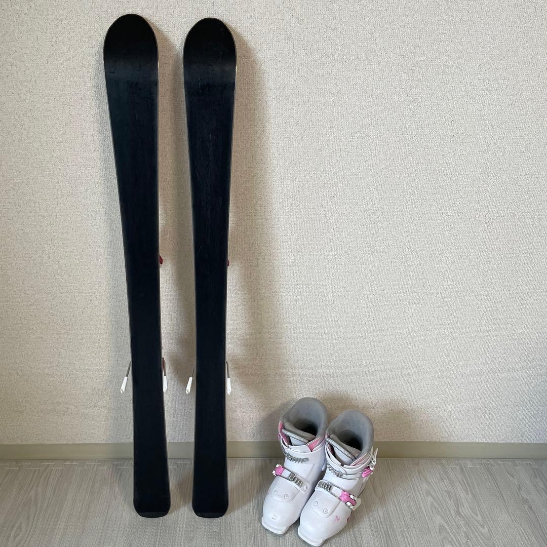 ロシニョール スキー板　HEAD ブーツ　ビンディング　子供　女の子