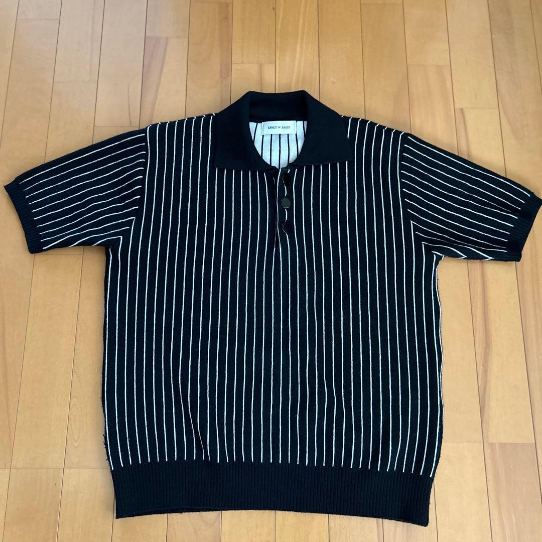 トップス ERNEST W. BAKER PIN STRIPE POLO