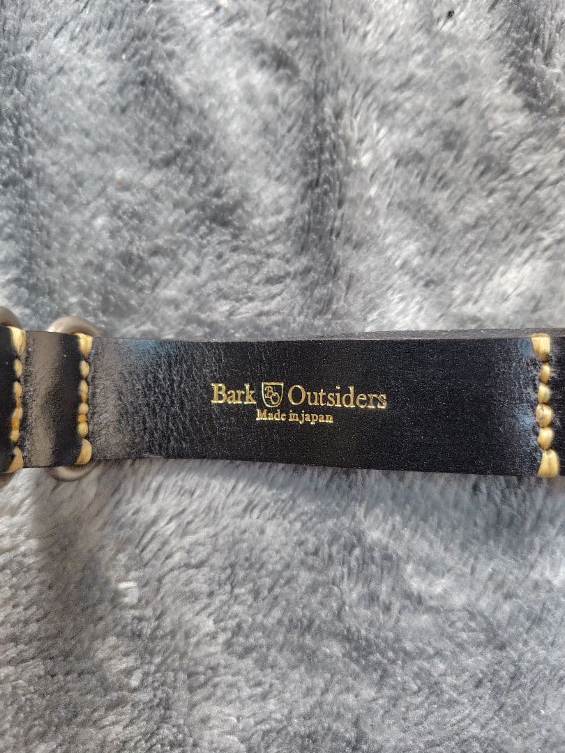 バークアウトサイダーズ　黒 時計　レザーベルト 　未使用　20ミリ幅