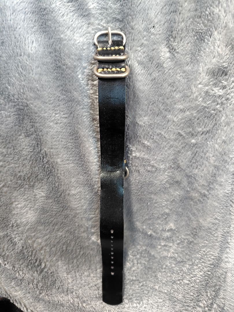 バークアウトサイダーズ　黒 時計　レザーベルト 　未使用　20ミリ幅