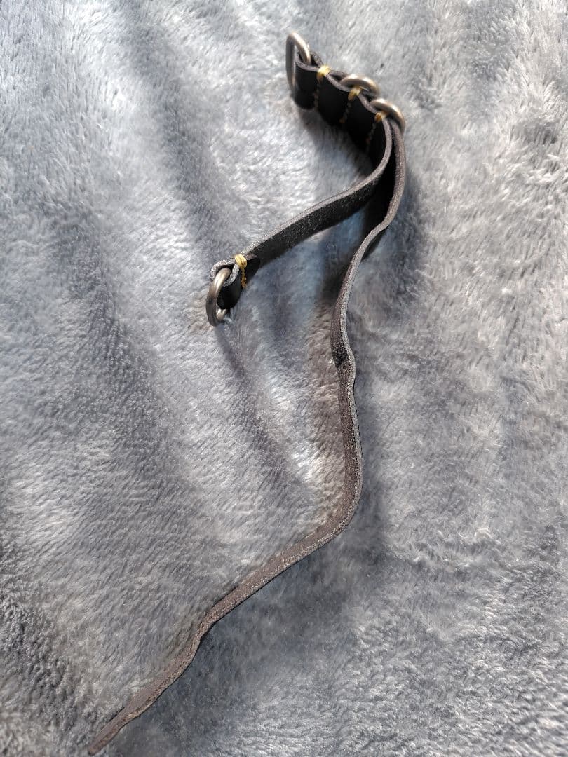 バークアウトサイダーズ　黒 時計　レザーベルト 　未使用　20ミリ幅