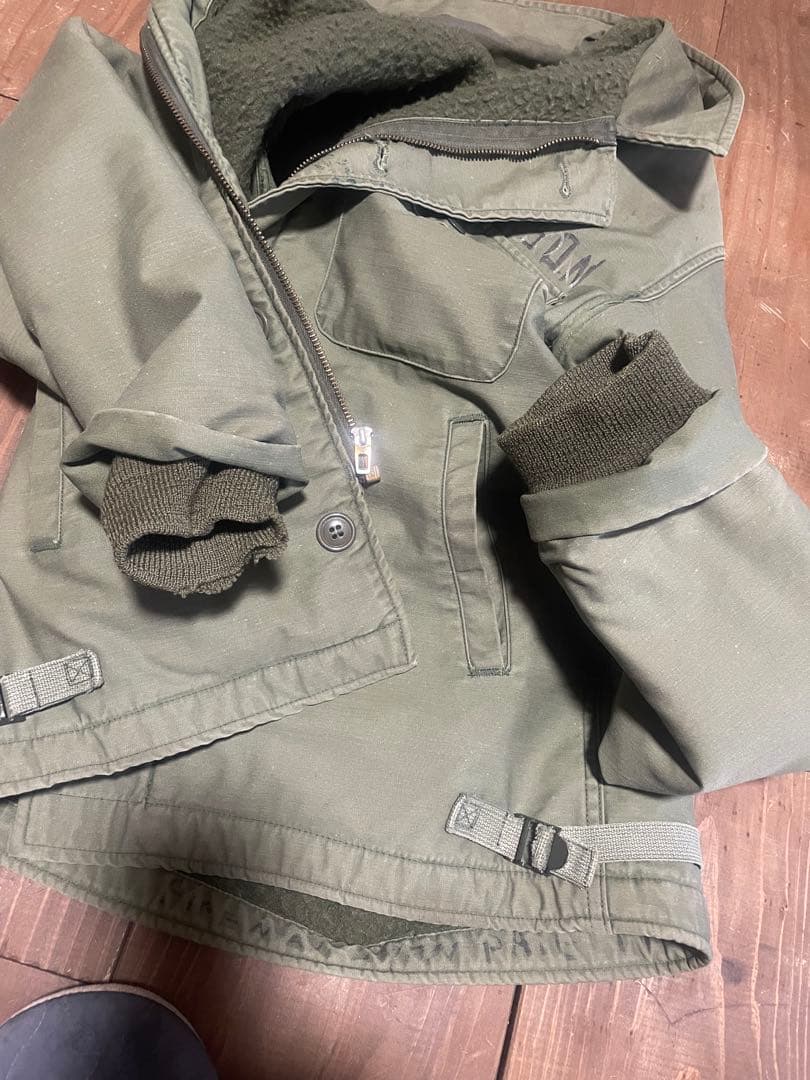 米国軍正規品　A-2デッキジャケット ビンテージ　美品