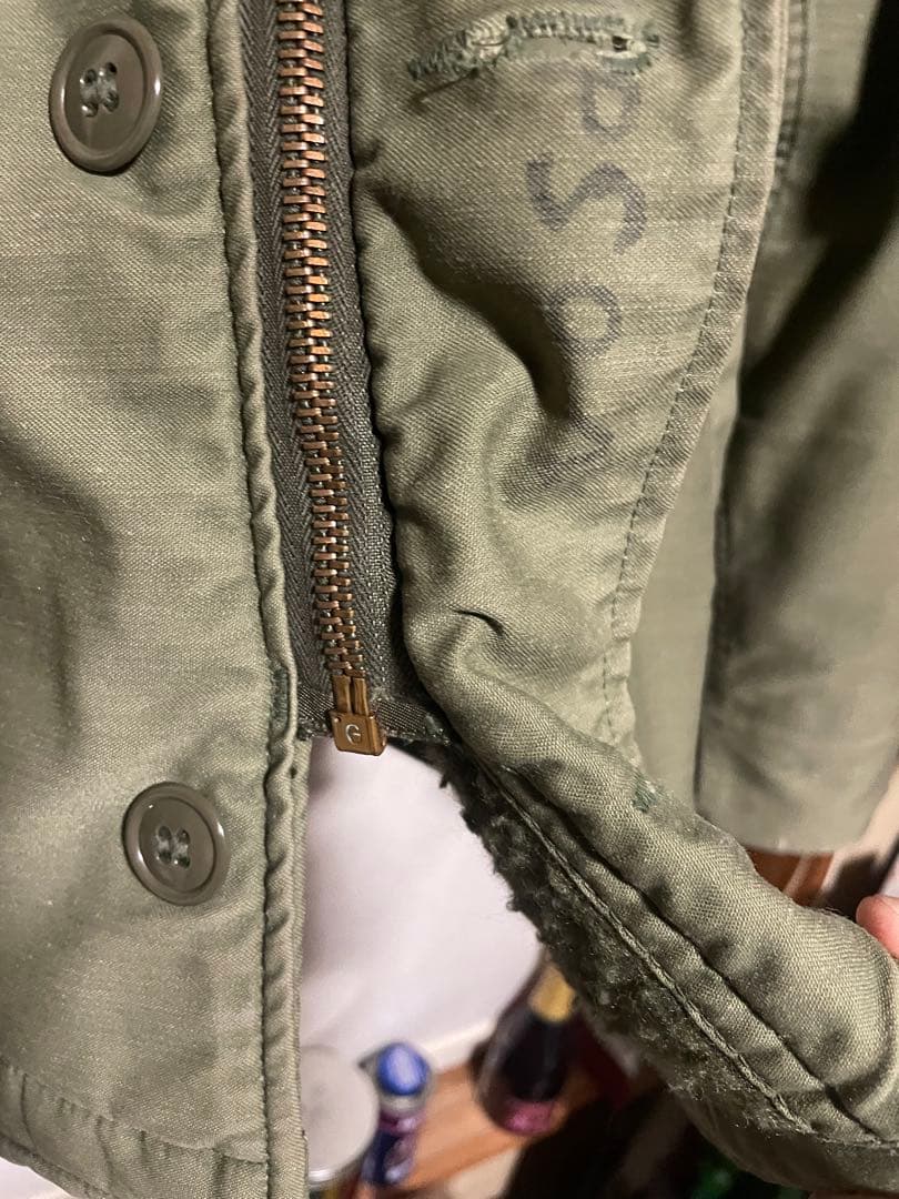 米国軍正規品　A-2デッキジャケット ビンテージ　美品