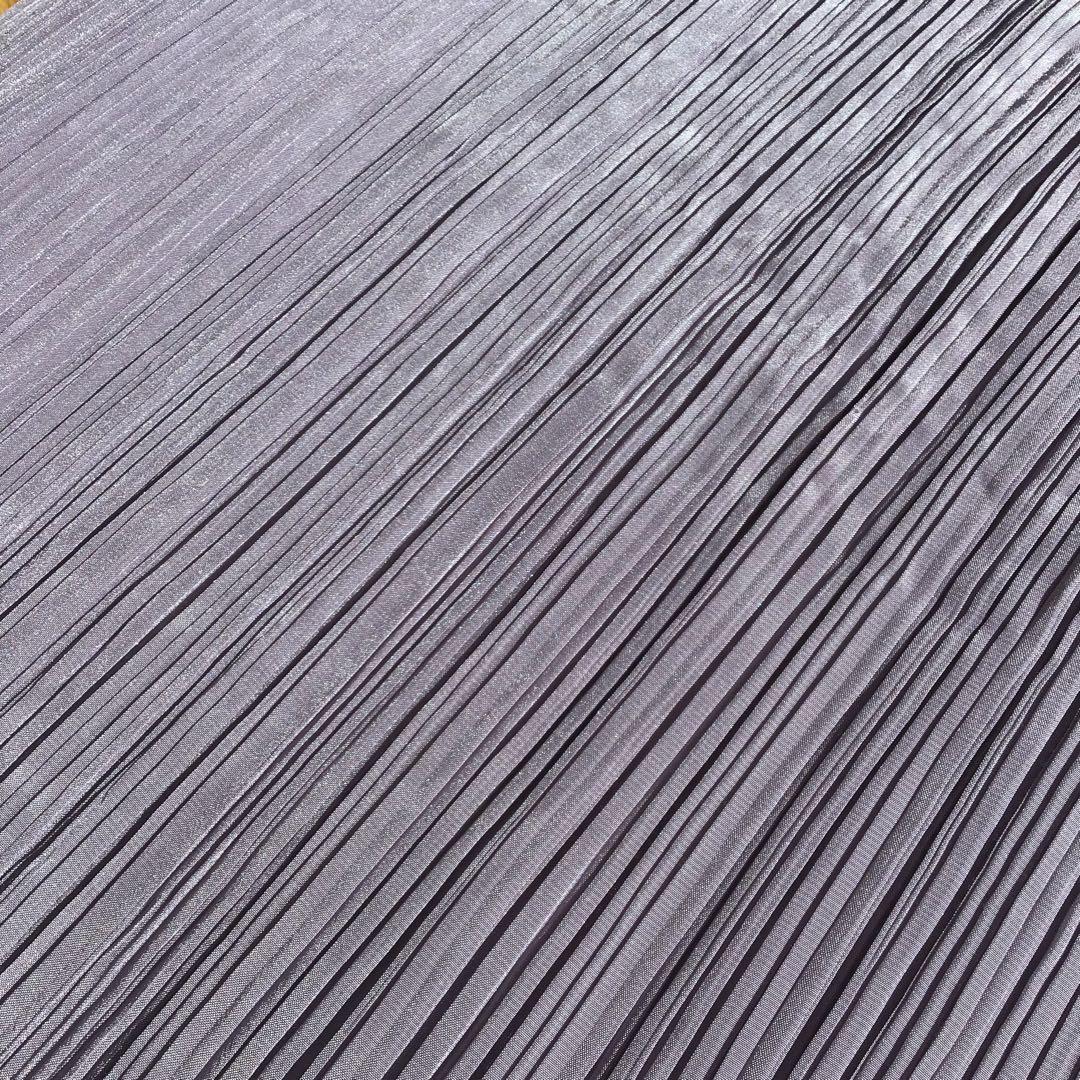 イッセイミヤケ　プリーツプリーズ　マダムT大判　藤紫色