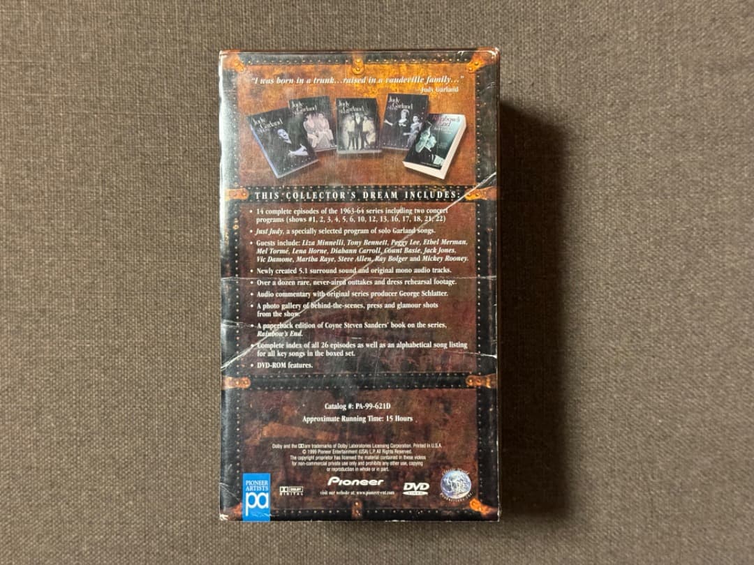 ジュディガーランドショウコレクションセットDVD4/本ジュディ・ガーランドショー