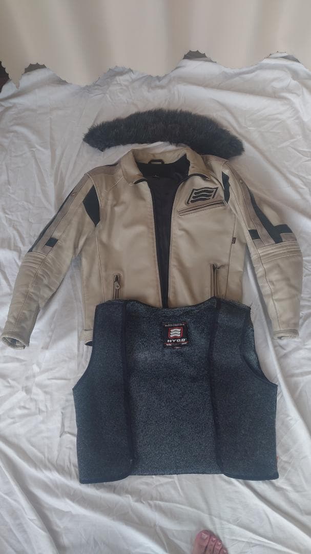 HYOD　ヒョウドウ　レザージャケット　Lサイズ　着脱可能インナー付