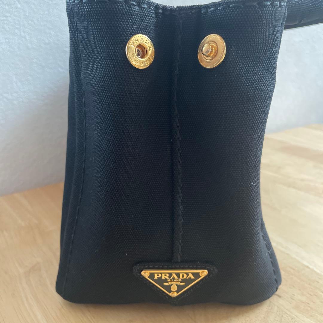 PRADA 黒 ショルダーバッグ カナパ S