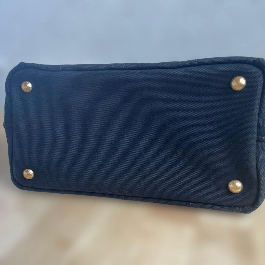 PRADA 黒 ショルダーバッグ カナパ S