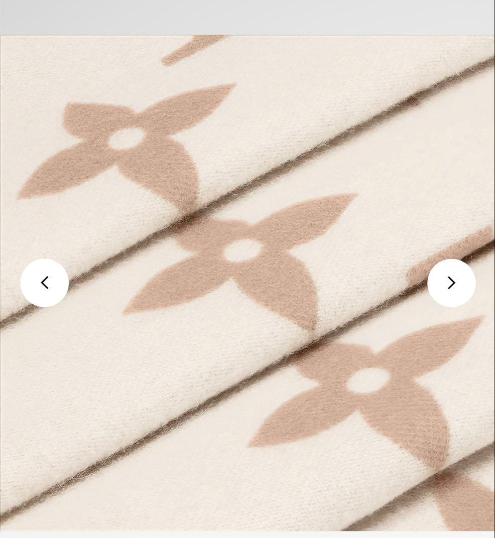 【新品】ホリデーLOUIS VUITTON マフラー・レイキャビック！ベージュ