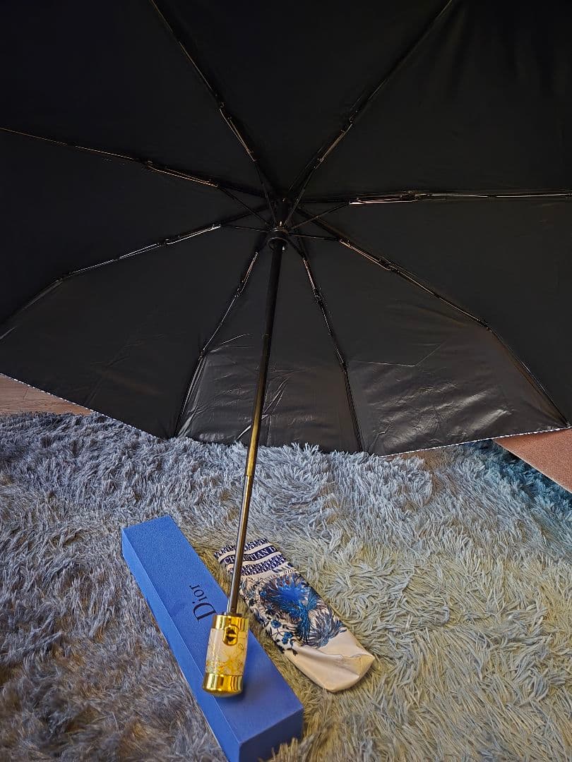 Christian Dior ワンタッチ自動開閉 折りたたみ傘