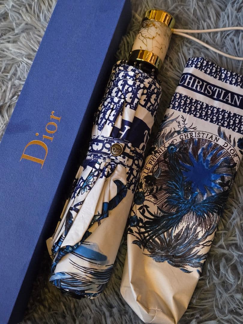 Christian Dior ワンタッチ自動開閉 折りたたみ傘