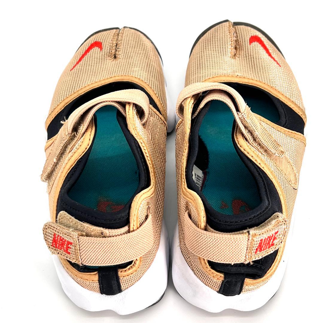 【美品】ナイキ エアリフト 足袋 スニーカー サンダル ゴールド 金 タビ 24