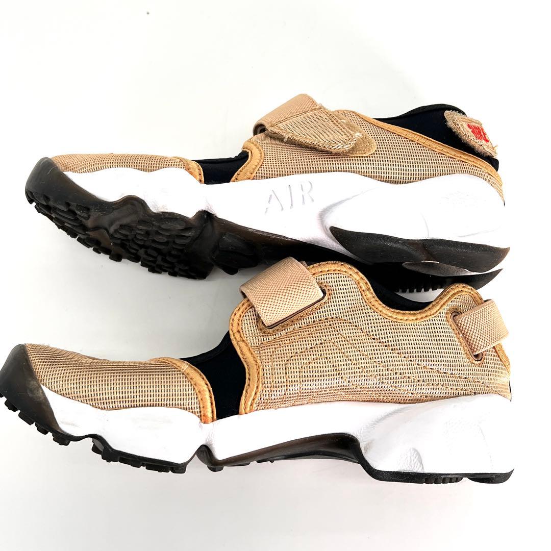 【美品】ナイキ エアリフト 足袋 スニーカー サンダル ゴールド 金 タビ 24