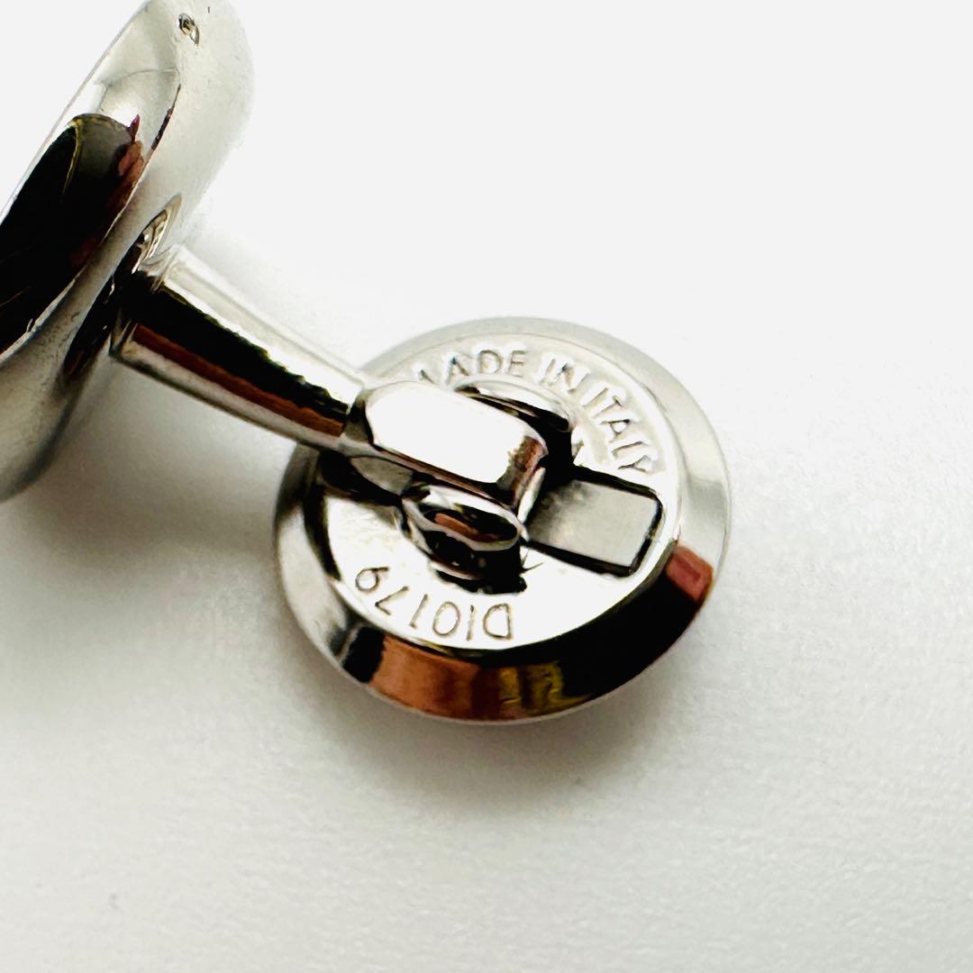 LOUIS VUITTON カフス　M61971 シルバー　ロゴ　　ラウンド