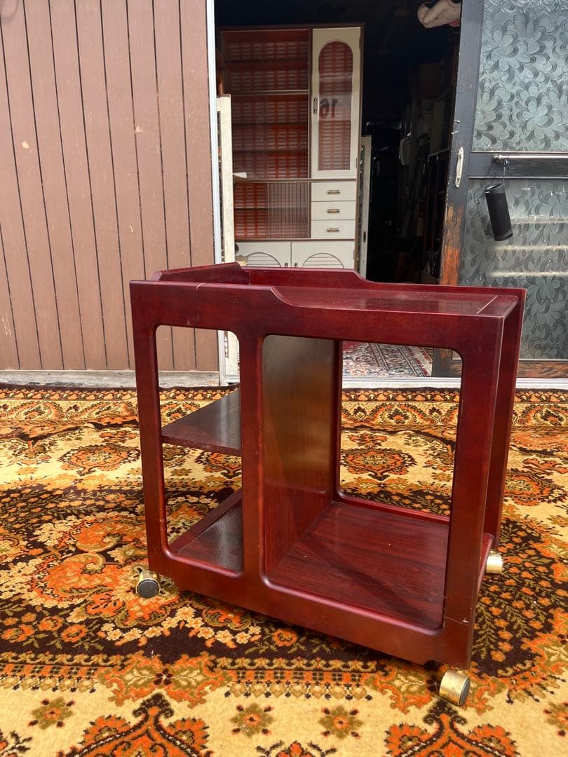 オールドカリモク キッチンワゴン インテリア 昭和レトロ 当時物 アンティーク