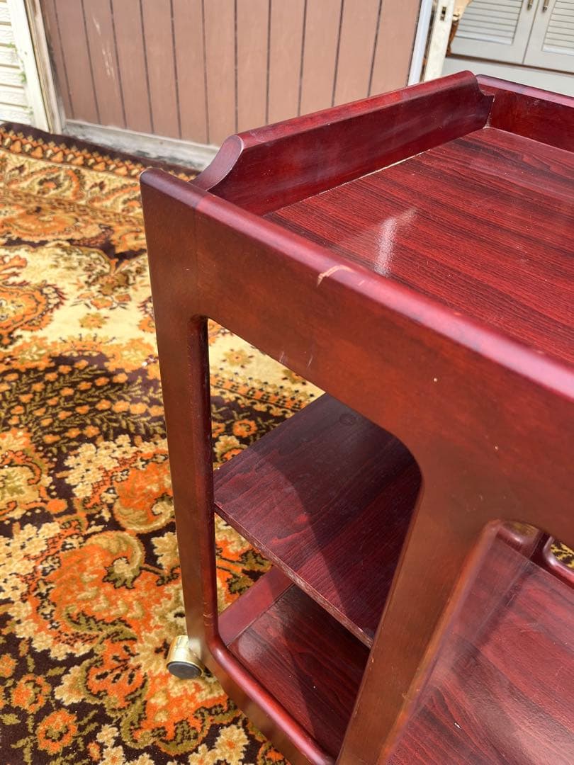 オールドカリモク キッチンワゴン インテリア 昭和レトロ 当時物 アンティーク