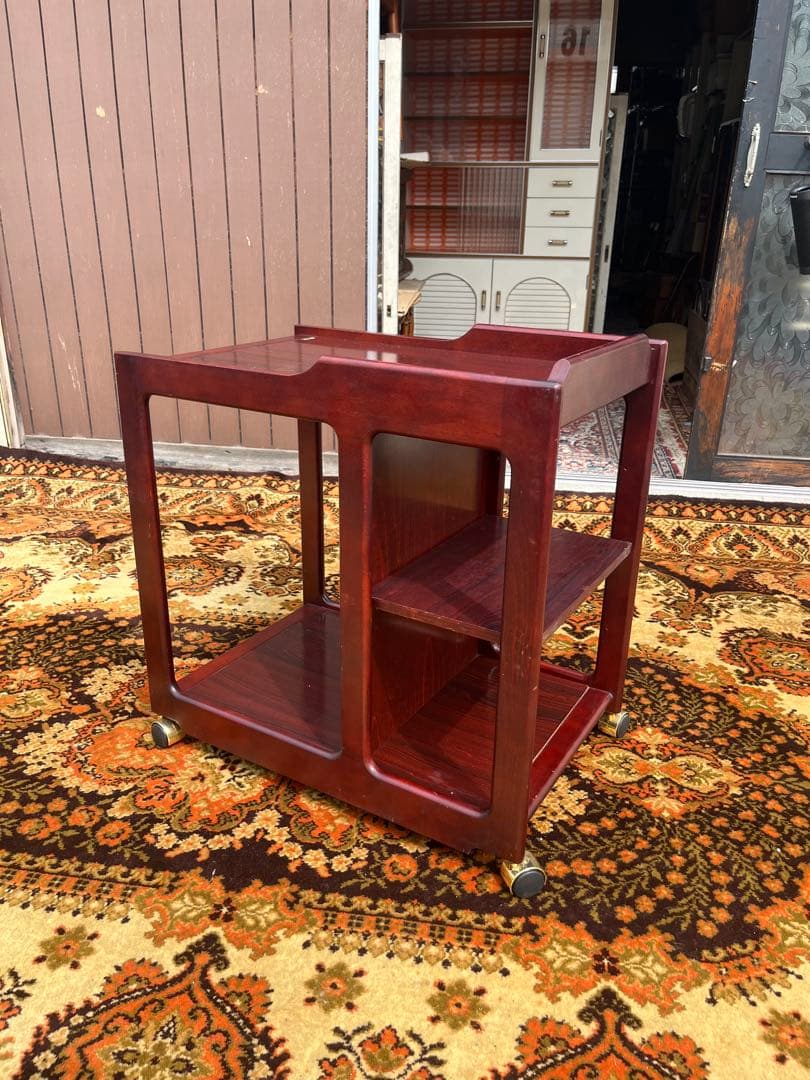 オールドカリモク キッチンワゴン インテリア 昭和レトロ 当時物 アンティーク