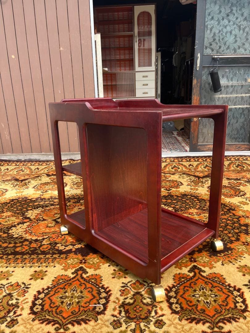 オールドカリモク キッチンワゴン インテリア 昭和レトロ 当時物 アンティーク