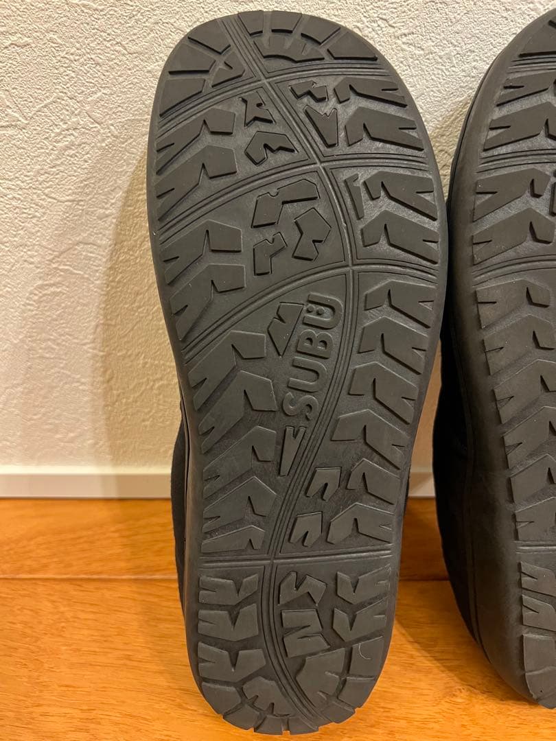 SUBU x MASU STUDS SANDAL BLACK スブ サンダル 冬