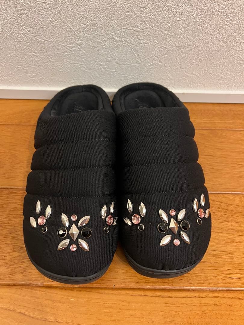 SUBU x MASU STUDS SANDAL BLACK スブ サンダル 冬