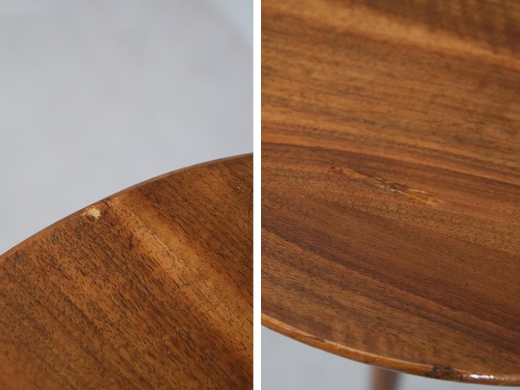 英国アンティークチーク古木コーヒーテーブル/木製机/ローテーブル(89-267