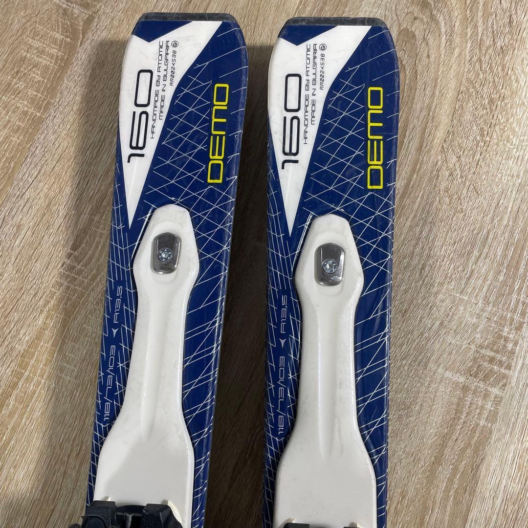 ATOMIC（アトミック）160cm スキーセット スキーケース付き