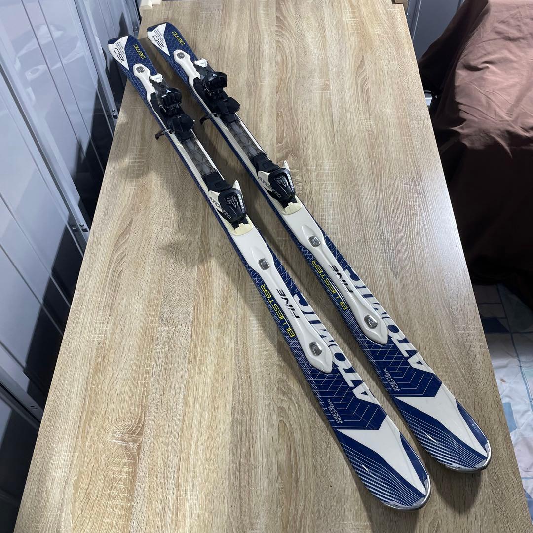 ATOMIC（アトミック）160cm スキーセット スキーケース付き