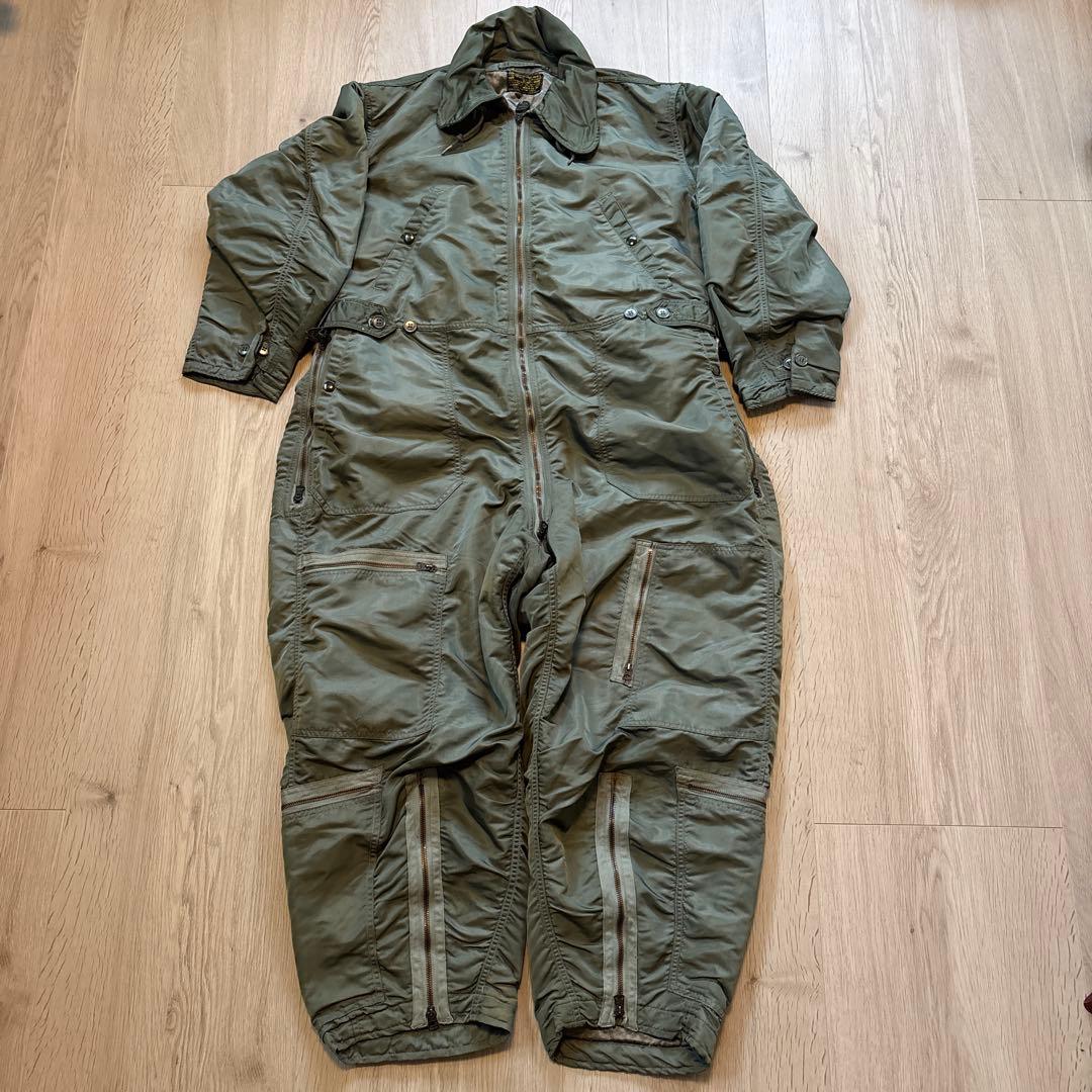 米軍 実物 アルバートターナー フライトスーツ XLショート vintage
