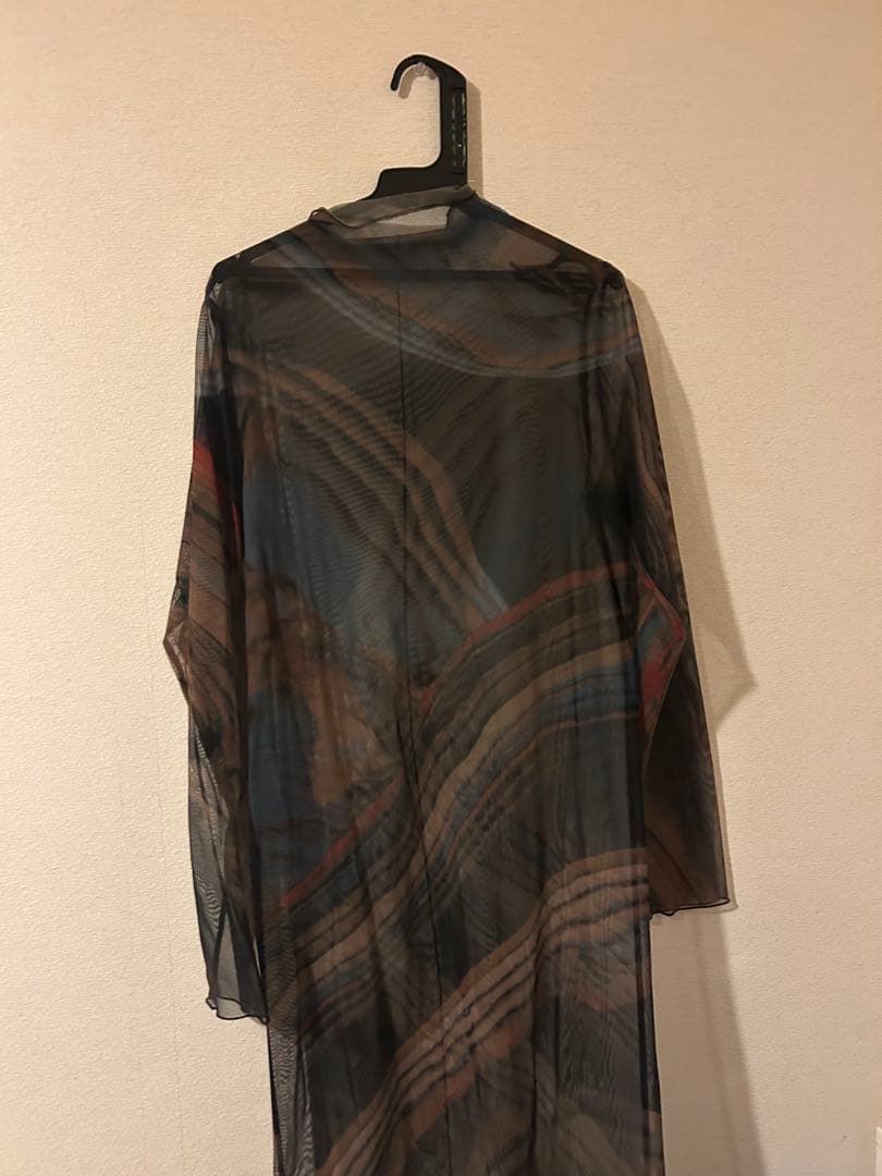 アメリヴィンテージCROOKED STRATUM SHEER DRESS
