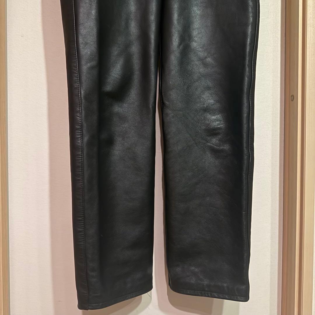 USA製 Schott レザーパンツ ライダース ライディング　30