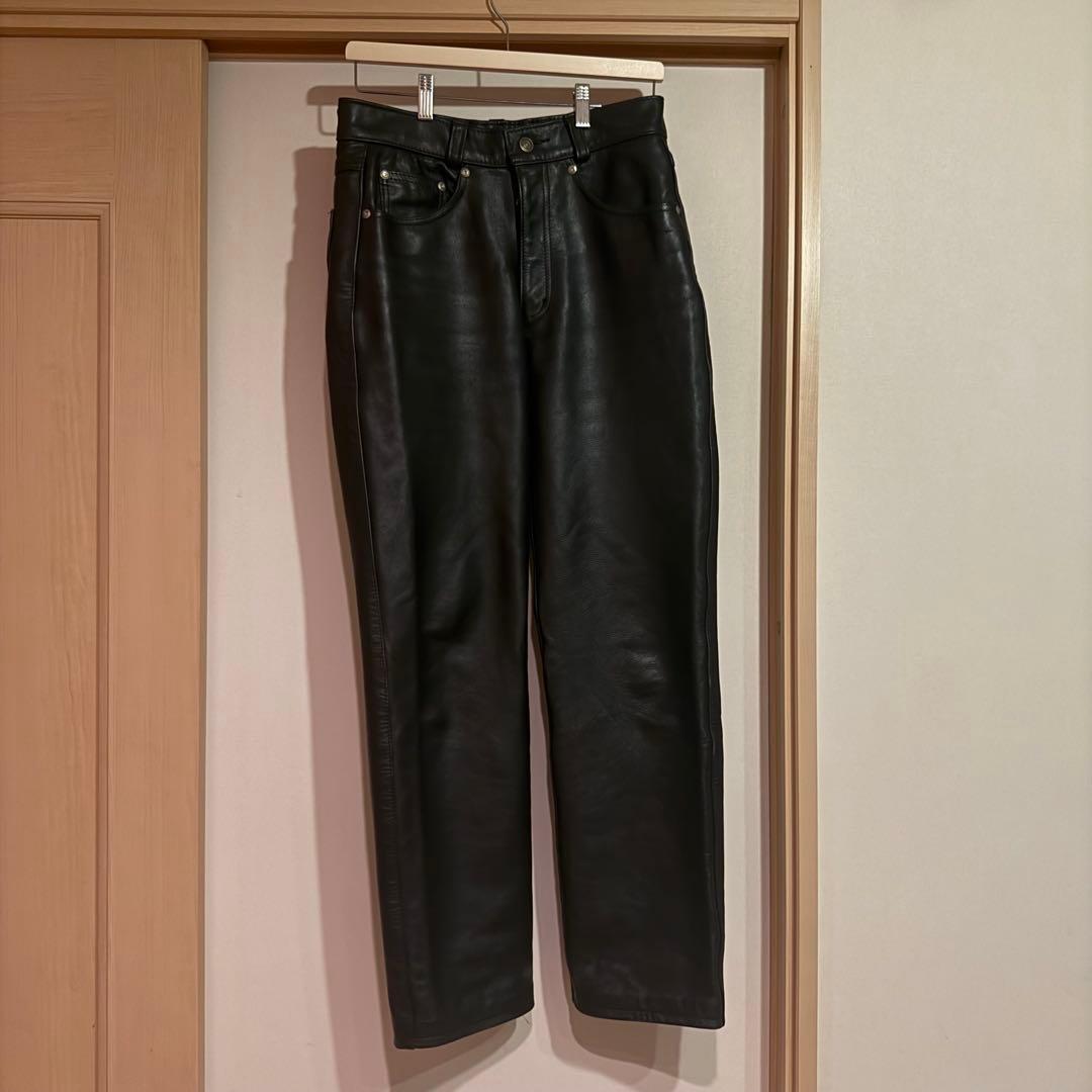 USA製 Schott レザーパンツ ライダース ライディング　30