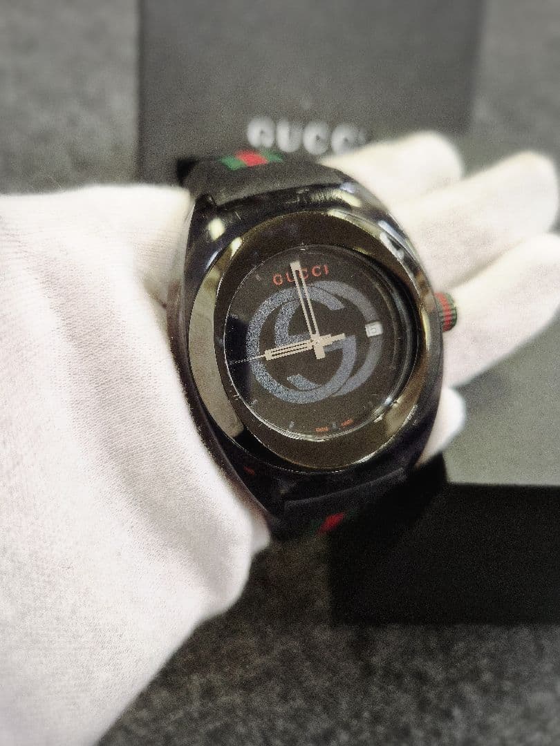 ☆m☆ 送料無料 GUCCI シンク SYNC ブラック 137.1