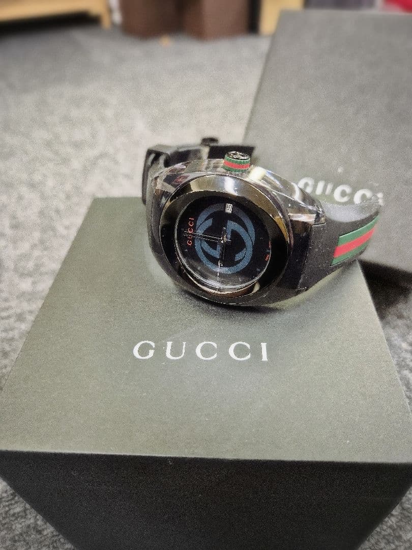 ☆m☆ 送料無料 GUCCI シンク SYNC ブラック 137.1
