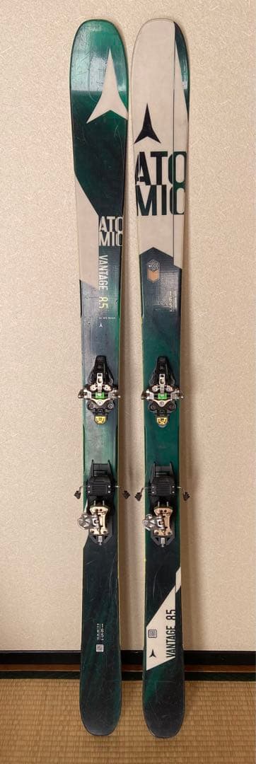 山スキー一式アトミックバンテージ85 ディナフィットクランポンおまけシール付き