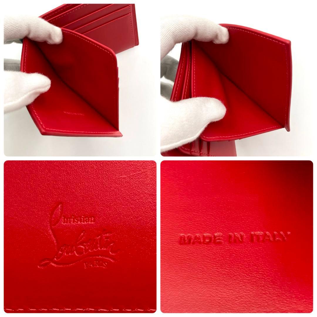 x.o.x.o.✨ルブタン パネトーネ マネークリップ 財布 黒 スタッズ