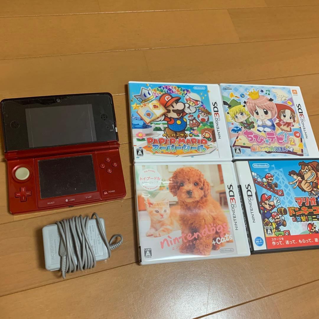 ニンテンドー3DS  カセットと充電器付き!!