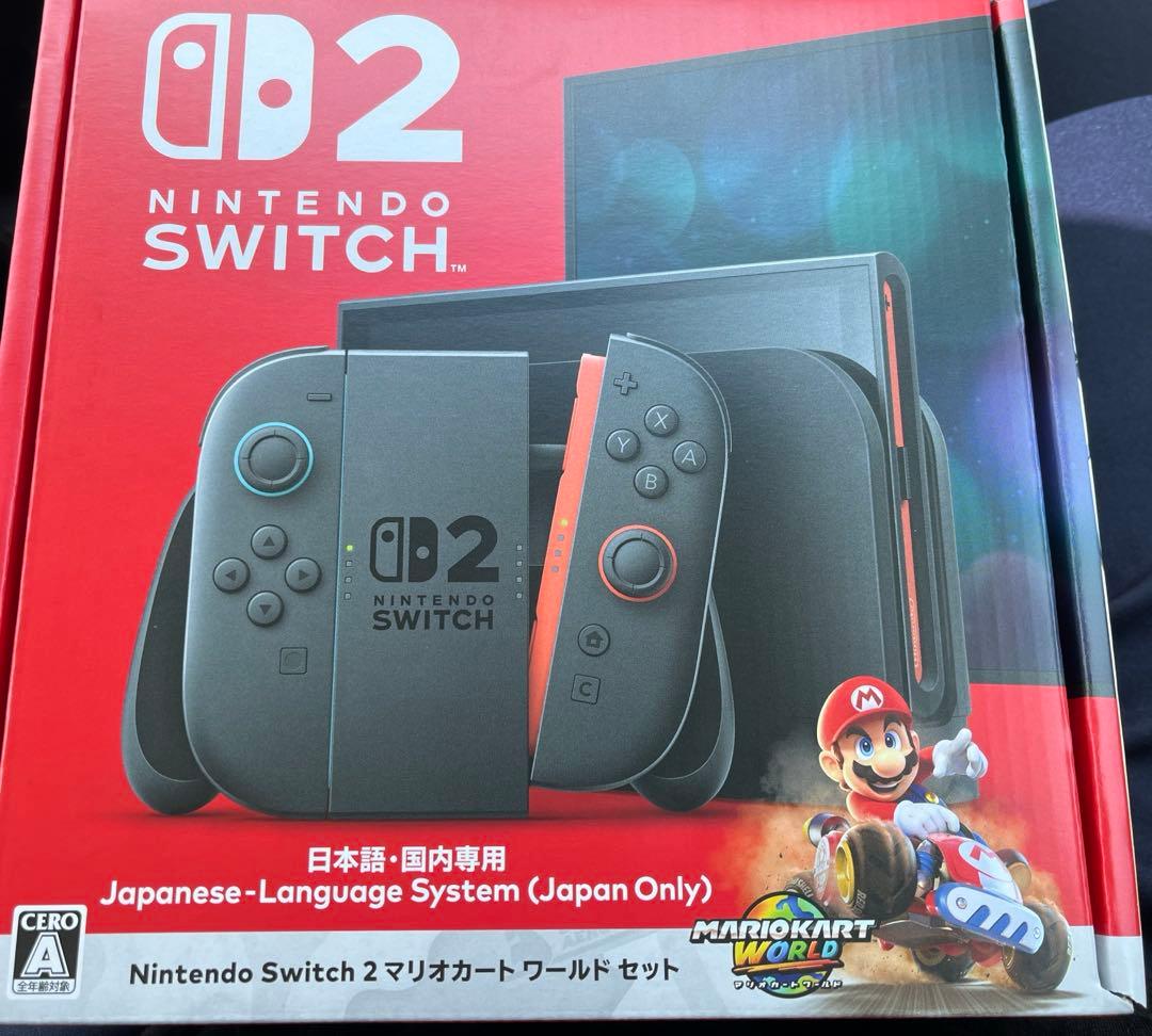 任天堂　Nintendo Switch2 マリオカートワールドセット レシート有