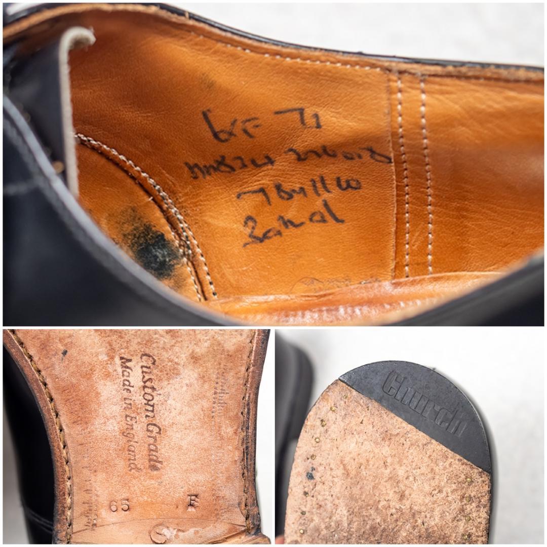 Church's チャーチ BALMORAL バルモラル 旧チャーチ 黒 極美品