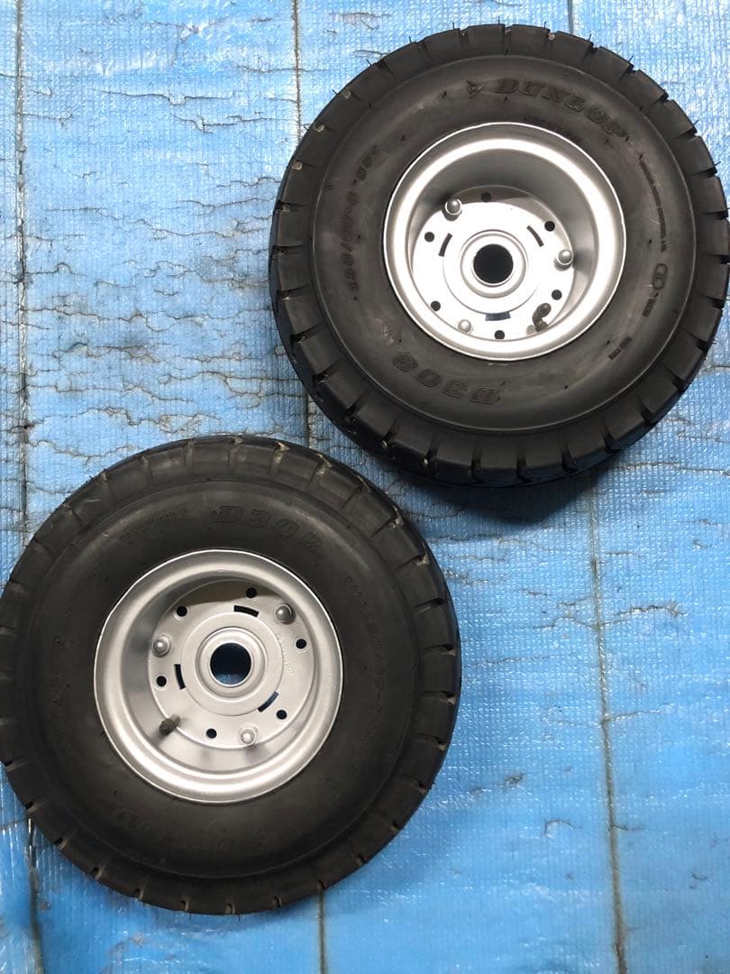 ジャイロ系　純正6穴リアホイール　タイヤ付＊送料込み＊レストア　ミニカー　修理