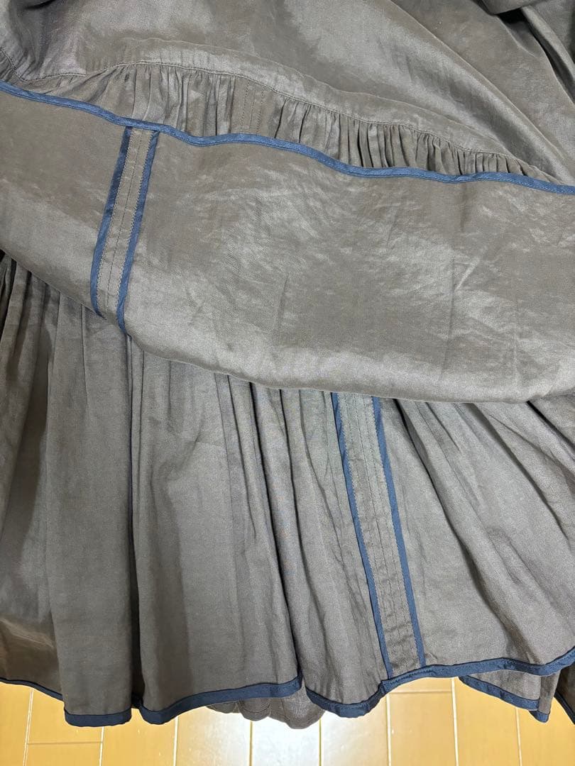 【BLAMINK】ブラウンワンピースドレス