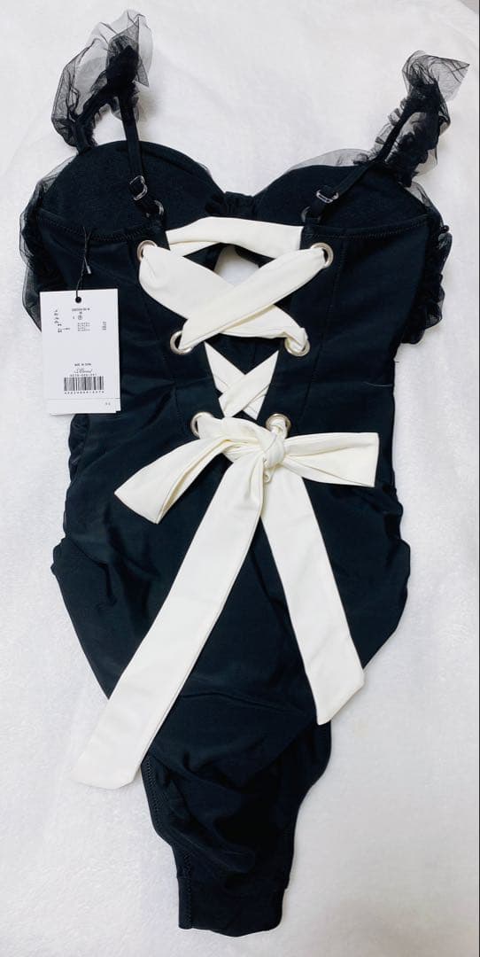 パールチュールワンピース水着