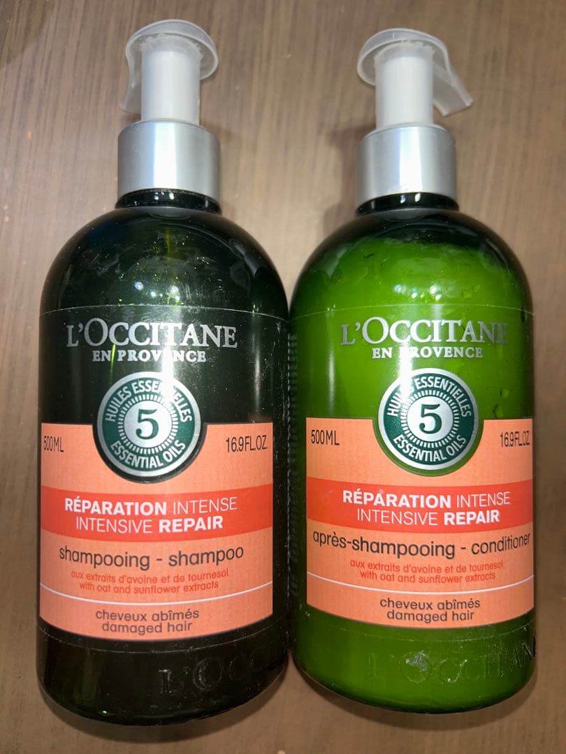 L'Occitane 集中修復シャンプー＆コンディショナー 500ml