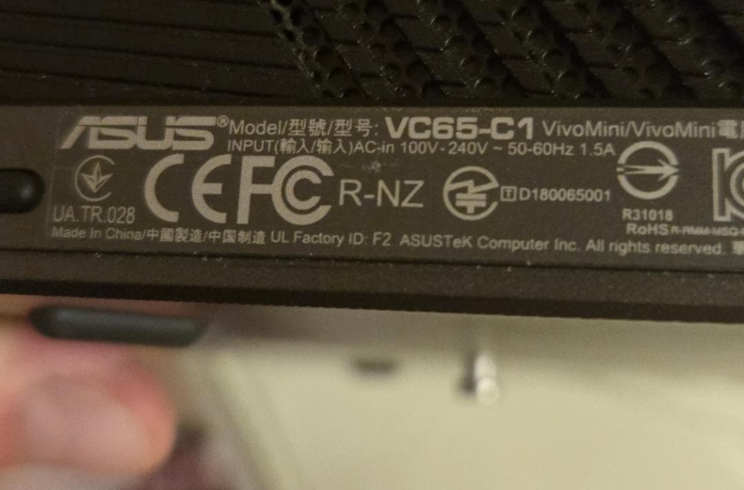 J*˚様 【美品】ASUS VivoMini VC65-C1 Intel Cor