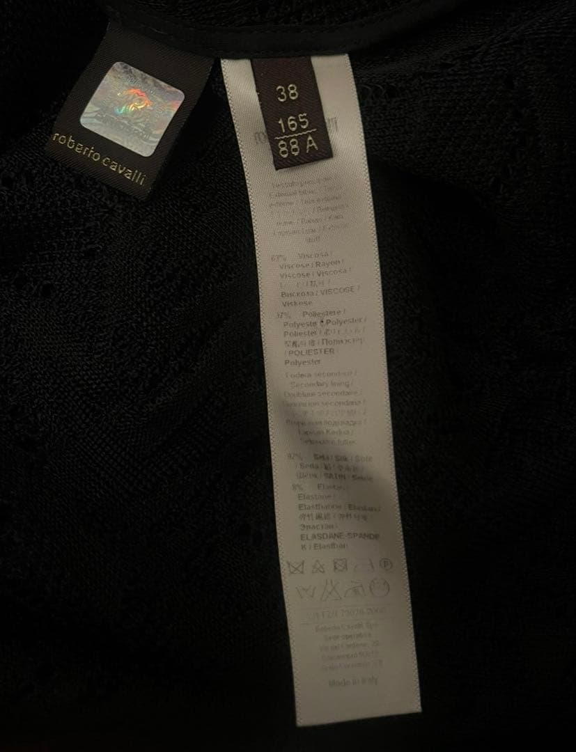 roberto cavalli ロベルトカヴァリ　ドレス　ワンピ　美品　38