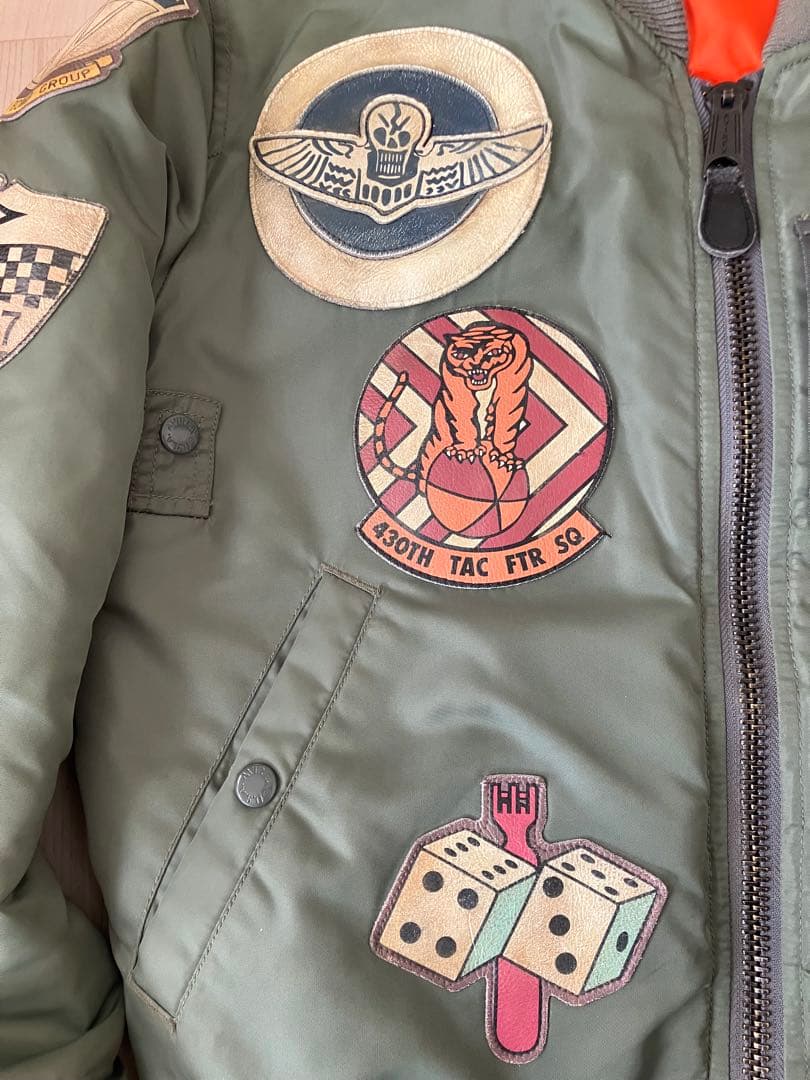 【AVIREX】アヴィレックス MA-1 フライトジャケット トップガン　M