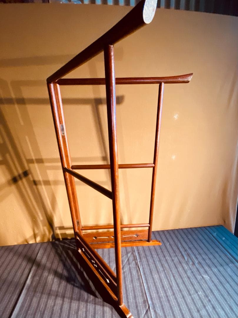 手ぬぐい衣桁（いこう）　高さ60cm　タオル・ふきん掛けにどうぞ。