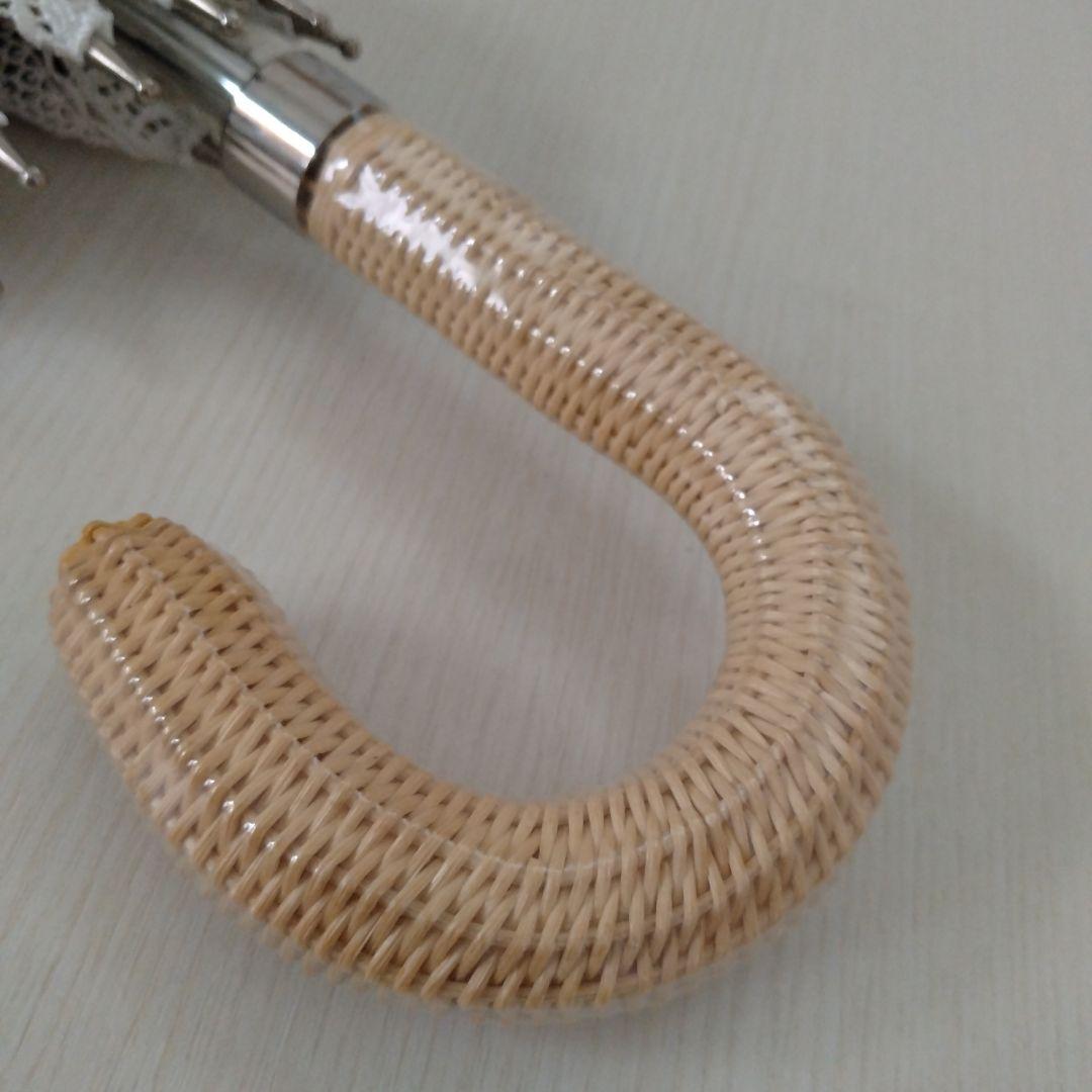 近沢レース ネイビー レース傘 47cm