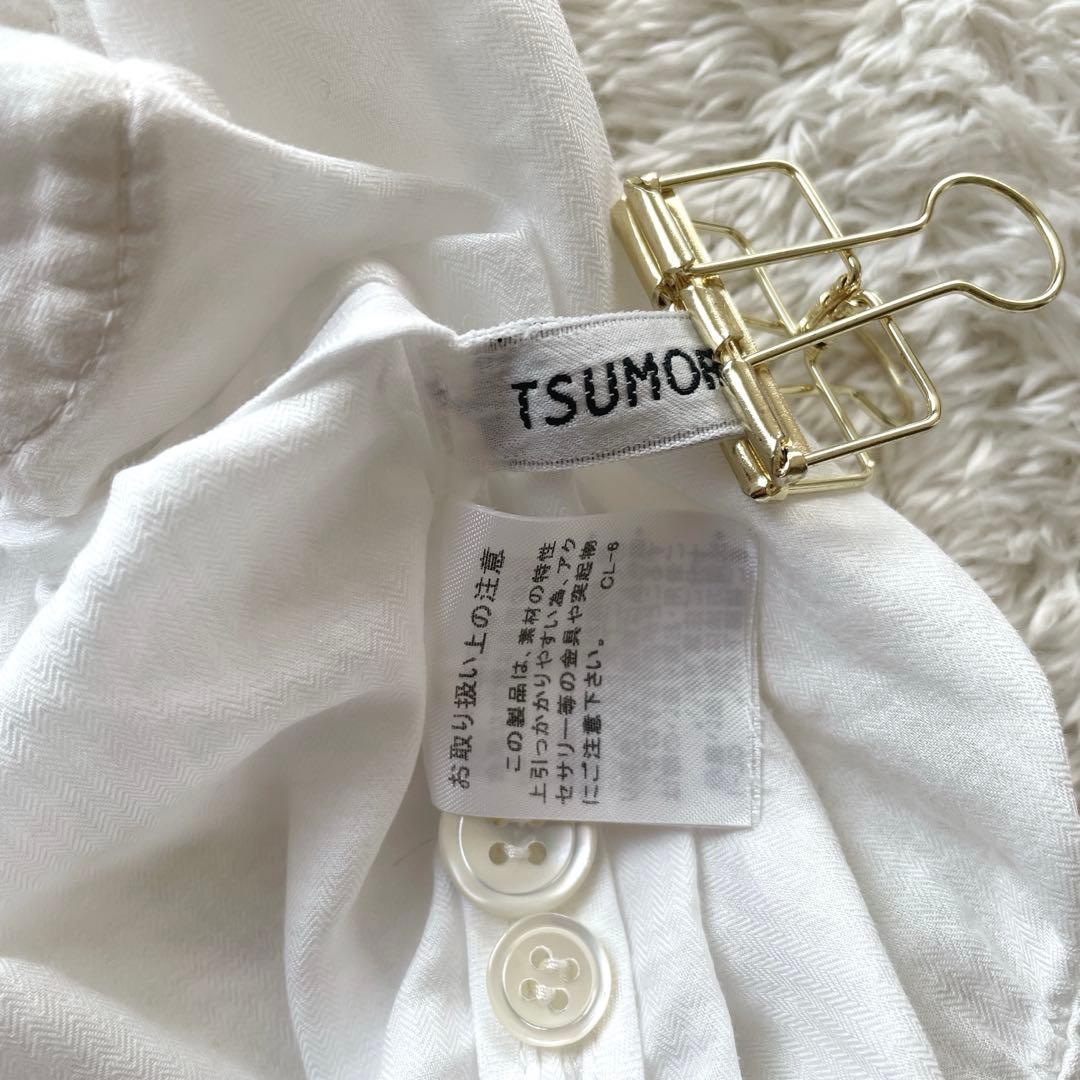 極美品✨ツモリチサト　ワンピース　レース　フリル　ギャザー　水玉　デザイナーズ